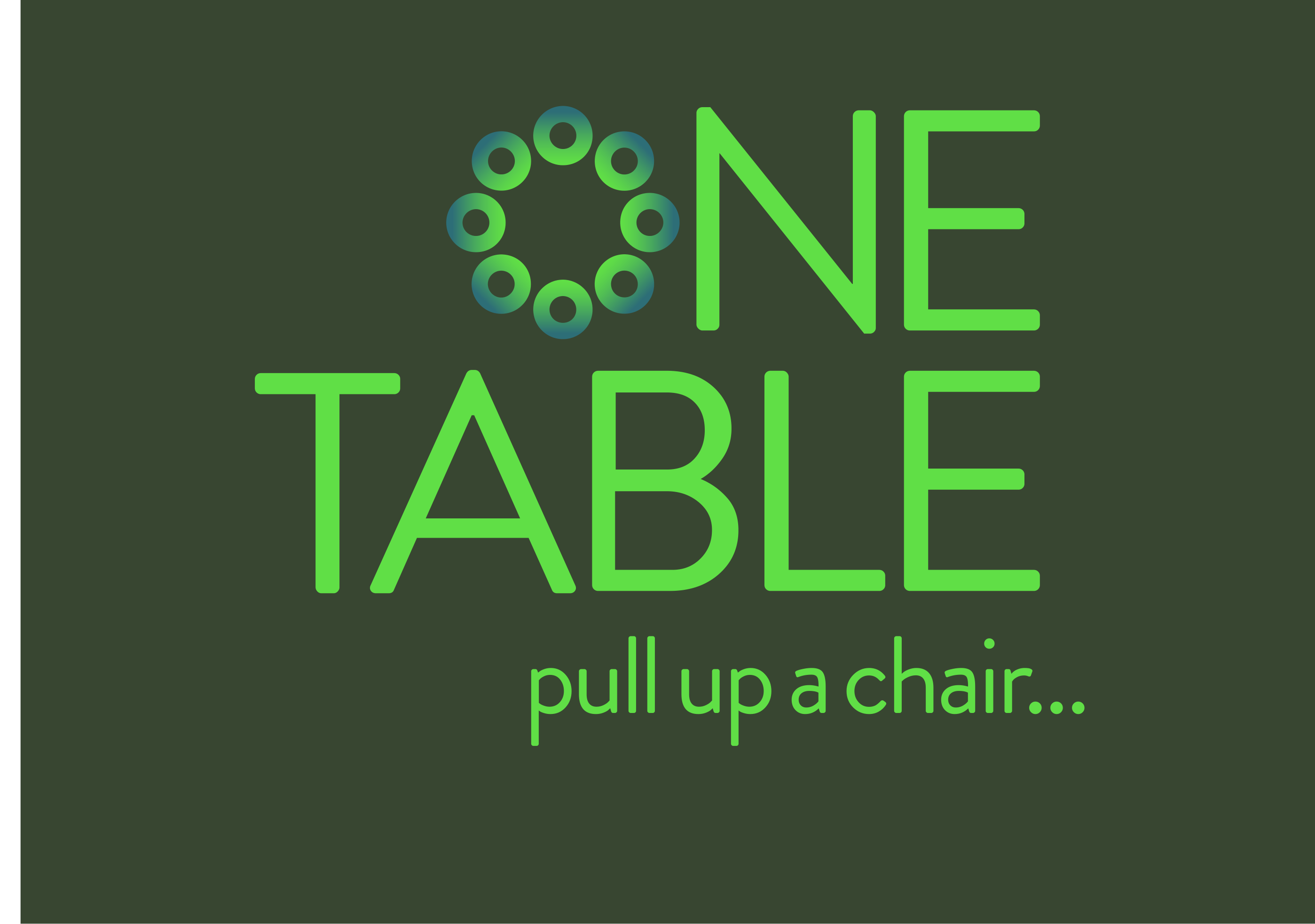 OneTable — pull up a chair...