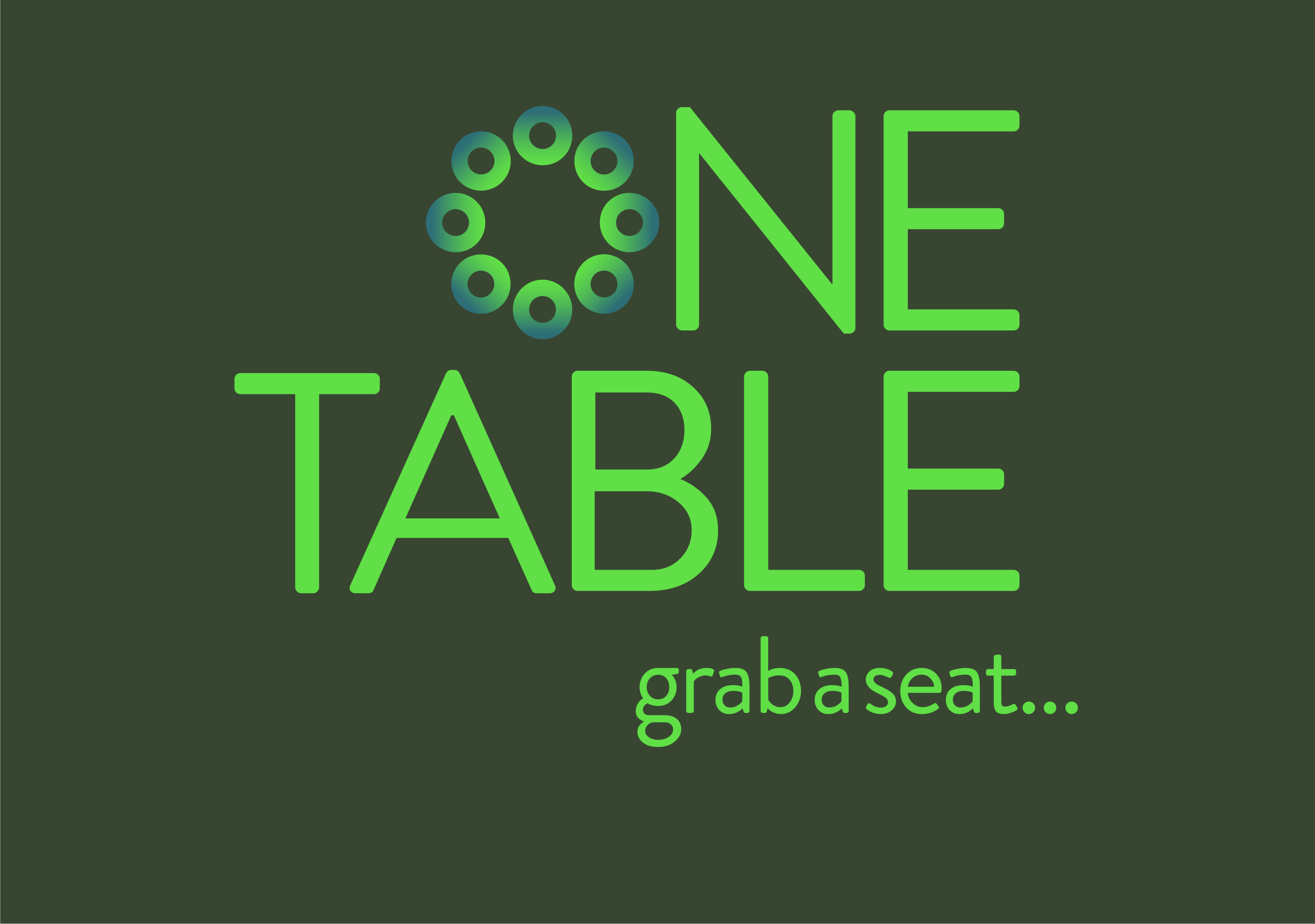 OneTable — grab a seat...